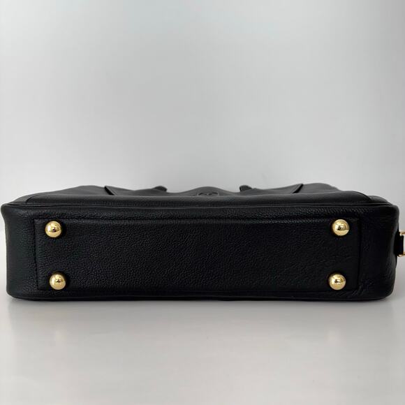 Hoche Paris ElleSwitch Leather Bag 3-in-1 Convertible Black Womens Travel Laptop - Picture 13 of 16